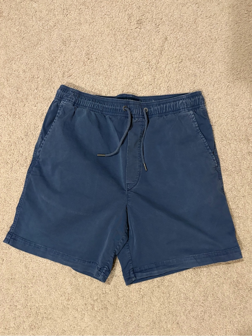 American Eagle Outfitters Men's Navy Blue Drawstring Shorts